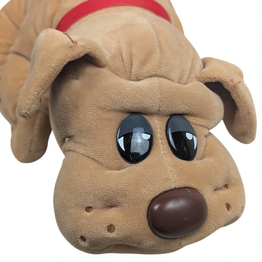 Pound Puppies Classic Plush Tan Dog 2019 Hasbro Basic Fun Retro Stuffed 17in